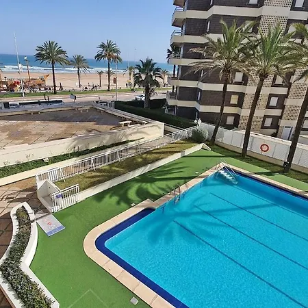 Aguamarina Gandia - Primera Linea De Playa Apartment *