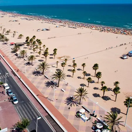 Aguamarina Gandia - Primera Linea De Playa * Playa de Gandia